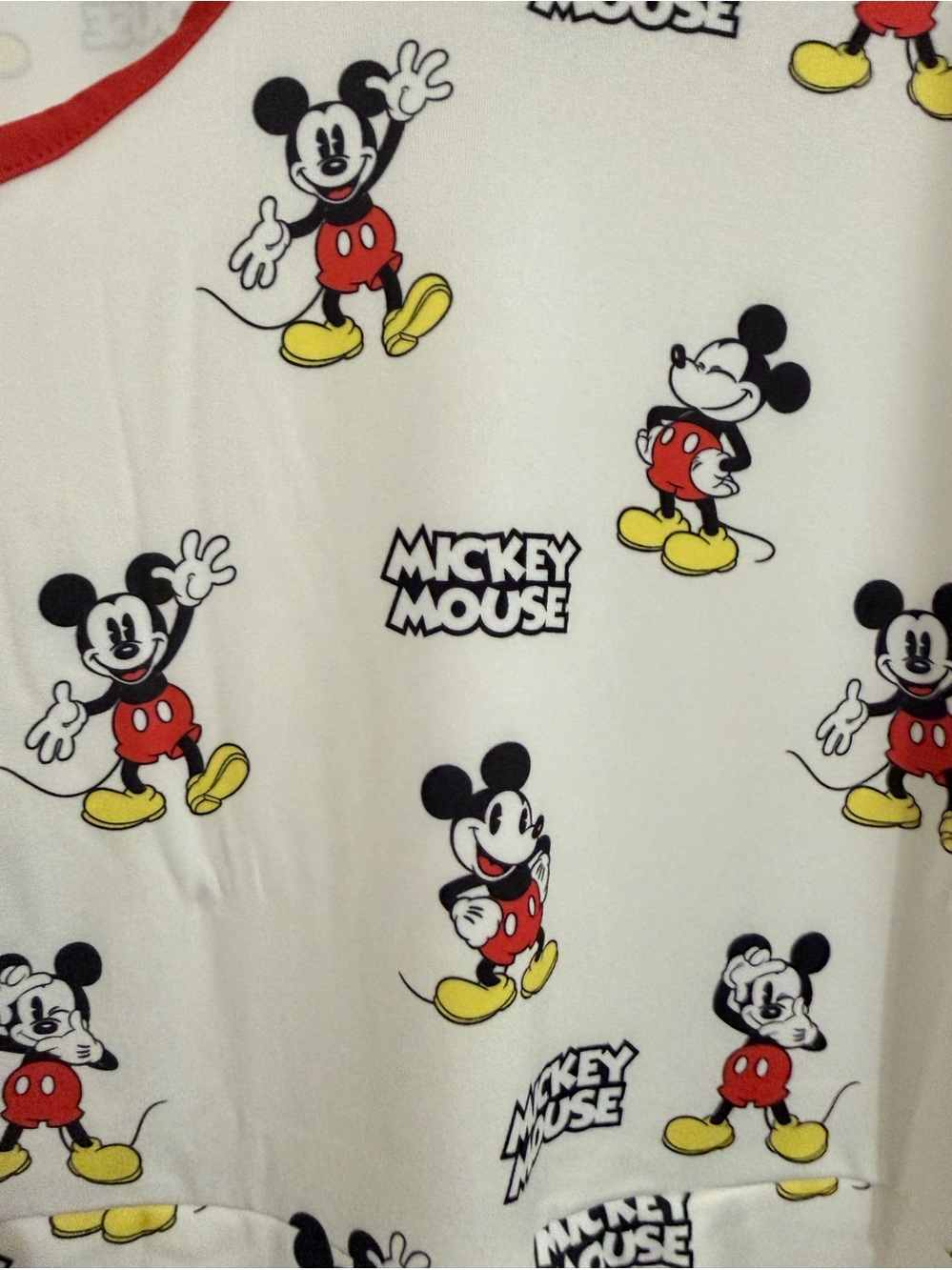 Disney Mickey Mouse Athletic Tank Dress with Red Trim women’s Large New - Picture 7 of 7